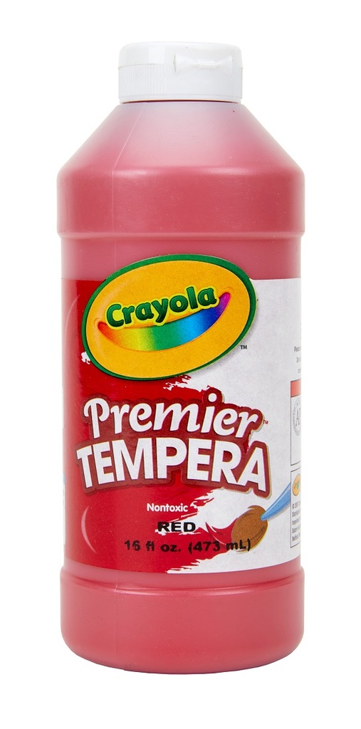 16oz Red Crayola Premier Tempera