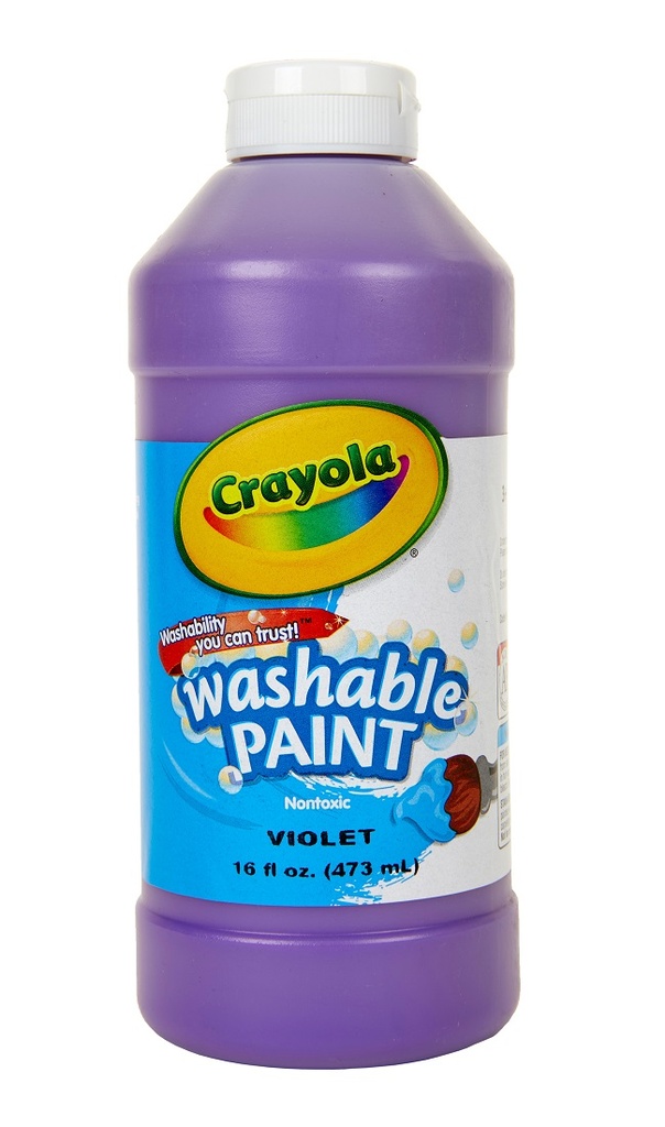 16oz Violet Crayola Washable Paint      Ea