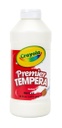 Crayola® Premier Tempera Paint — White, 16 oz bottle
