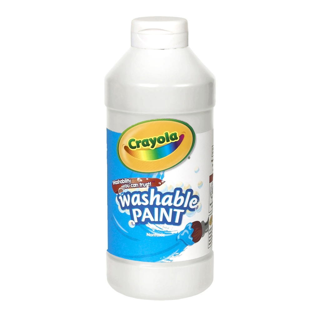 Crayola® Washable Paint — White, 16 oz bottle