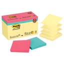Post‑it® Original Pop‑up Notes Value Pack, 3" × 3" — Dispenser Refills for One‑Hand Notes