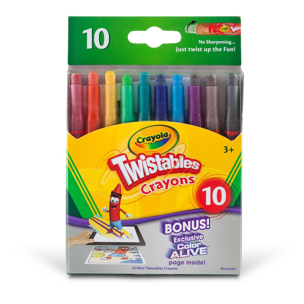 10ct Mini Twistables Crayons