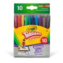Crayola® Mini Twistables® Crayons — 10 count (twist‑up, no sharpening)