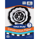9x12 Black & White Premium Construction Paper 144ct Pack