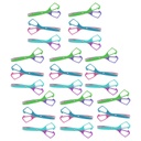 Economy Plastic Safety Scissors, 5-1/2" Blunt, Assorted Colors, Pack of 24 | 1054524 ACM