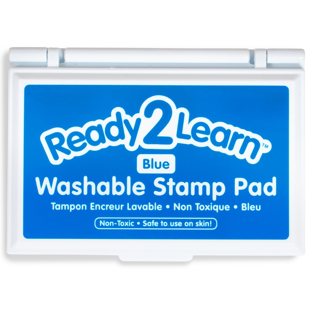 Ready2Learn™ Washable Stamp Pad, Blue,3-3/4" x 2-1/4", Single pad 
