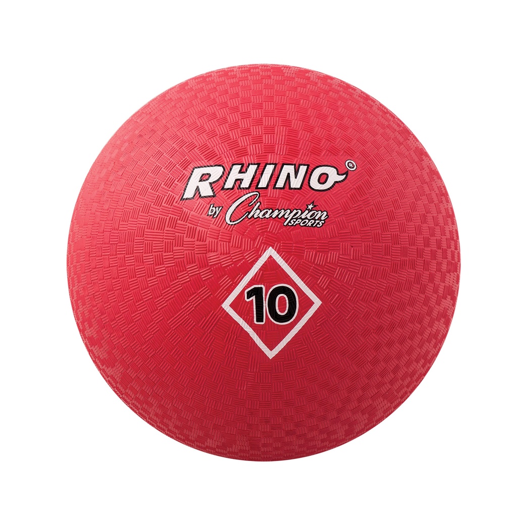 10" Red Playground Ball