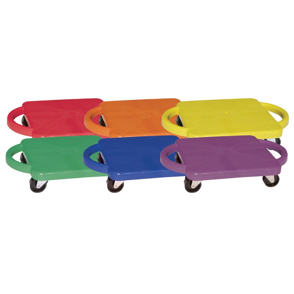 6ct Plastic Standard Scooter Set with Handles