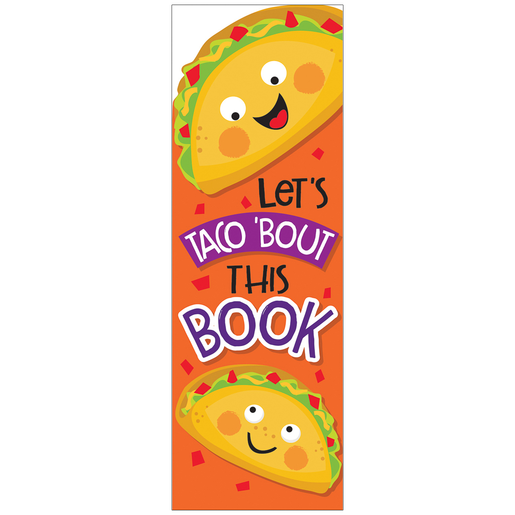 Eureka® Taco Scented Bookmarks — Scratch‑to‑release reading rewards