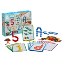 Plus-Plus® Learn to Build ABCs & 123s Set,0.75" x 0.5" pieces, 400 pieces + 40 letter/number cards 