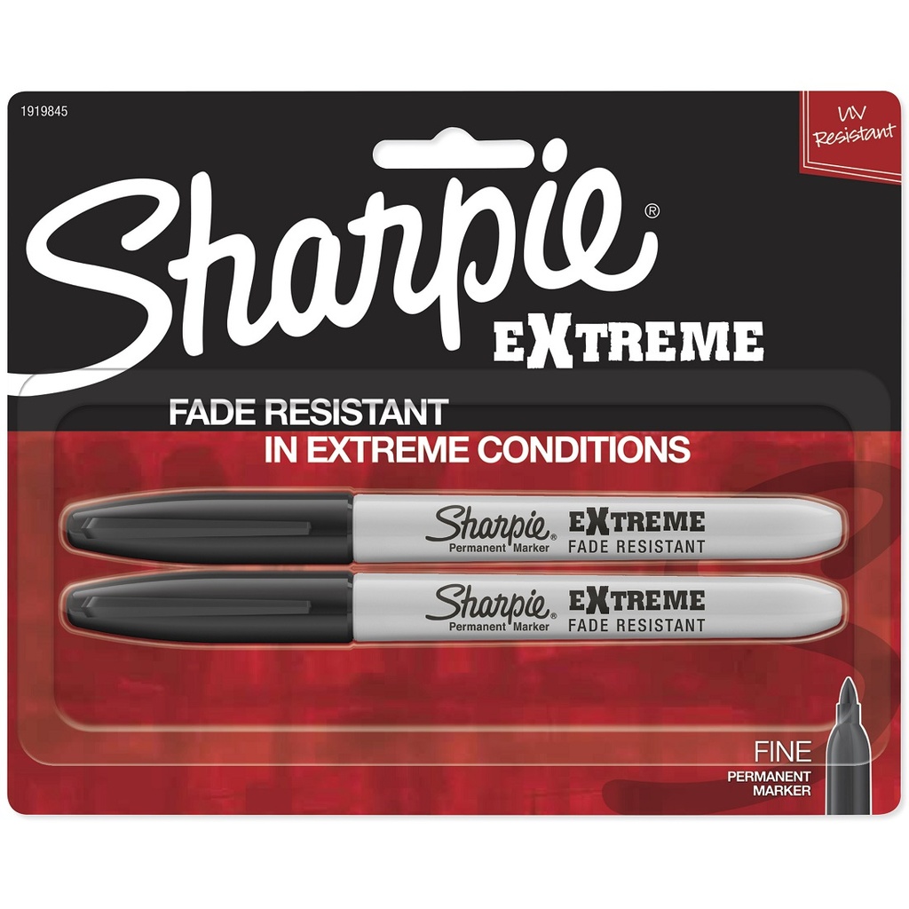2ct Black Sharpie Extreme Permanent Markers