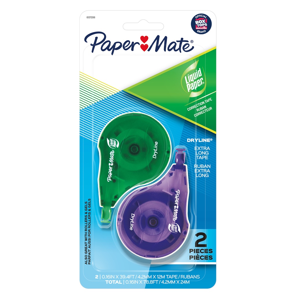 2ct Paper Mate Dryline Correction Tape