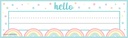 Teacher Created Resources® Pastel Pop Flat Name Plates — Student desk labels & bins
