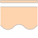 35' Peach Scalloped Border Trim