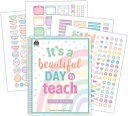 Teacher Created Resources® Pastel Pop Lesson Planner — 112 Pages + 340 Stickers