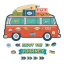 Eureka® Adventurer “Enjoy the Journey” Giant Van Bulletin Board Set — 32 Pieces