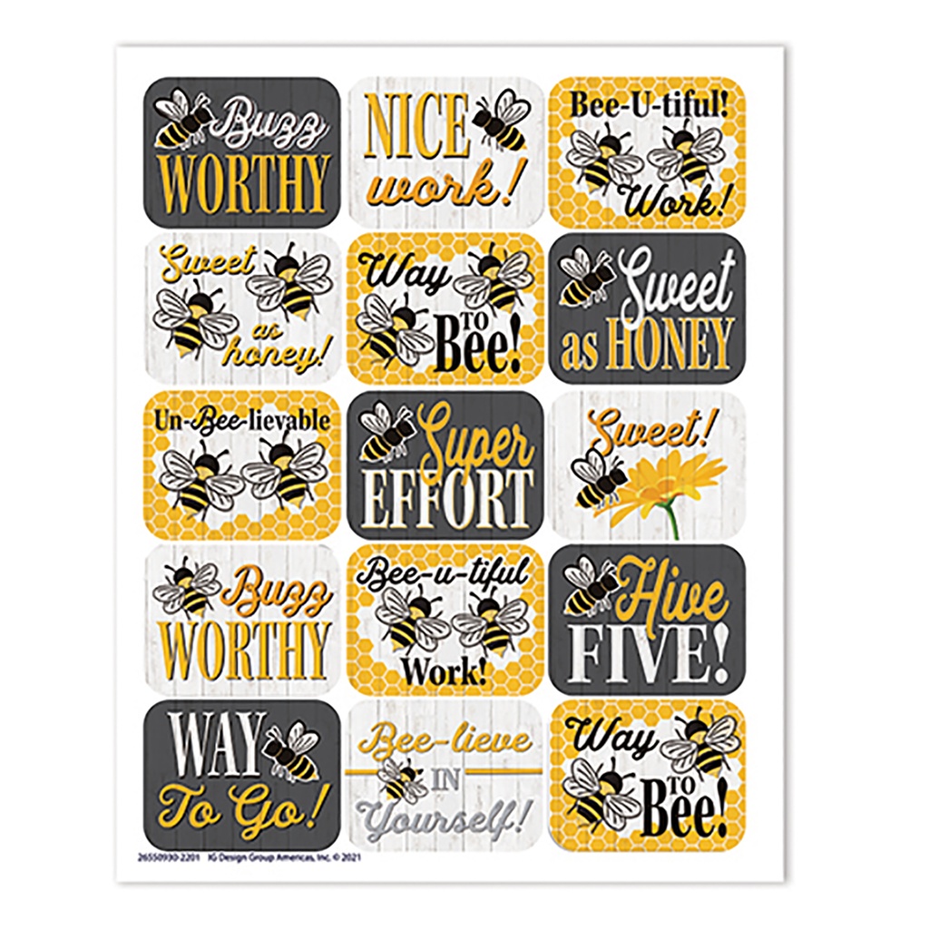 Eureka® The Hive Success Stickers — 120 Count, 1-3/8" × 1"