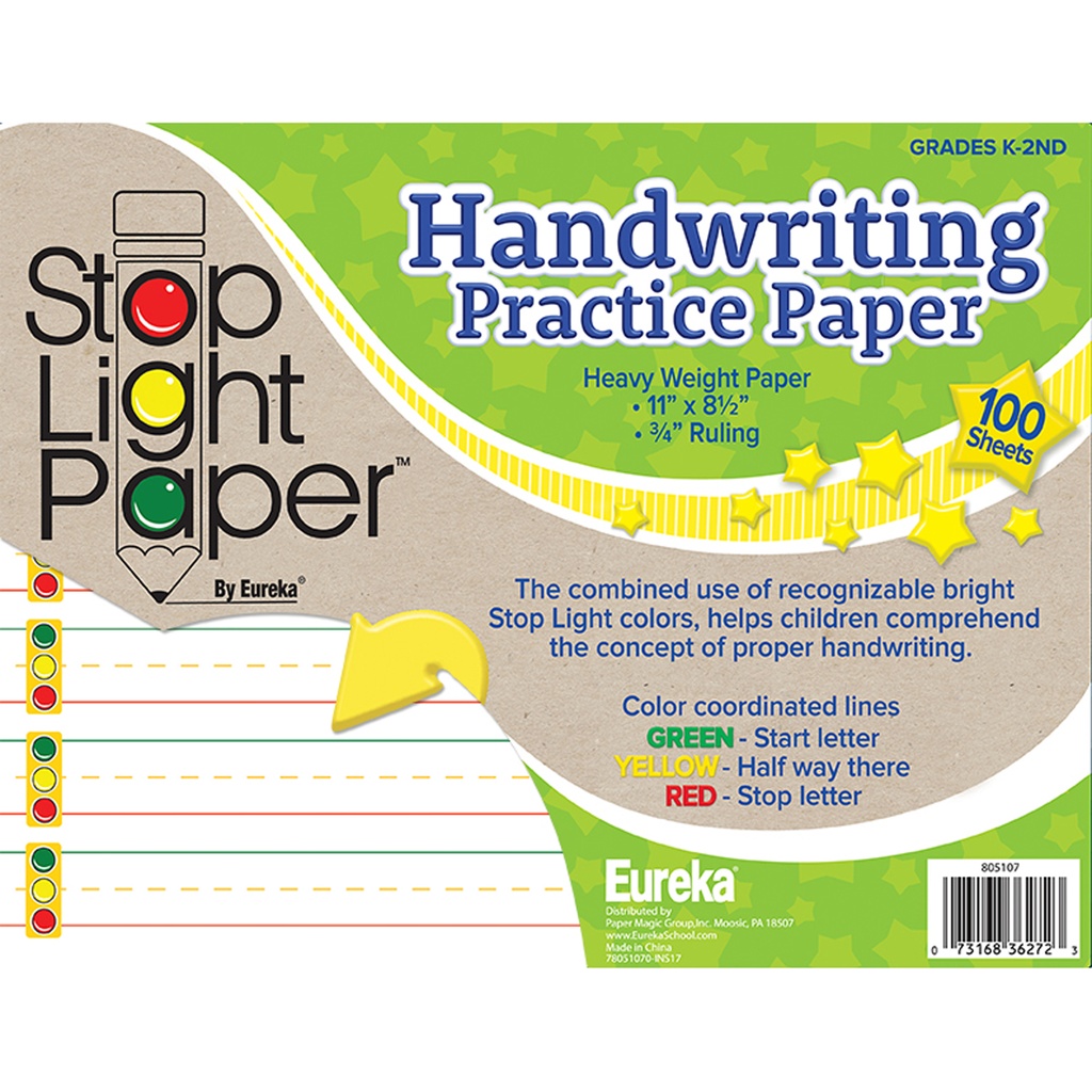 100ct Stop Light Paper Practice Paper