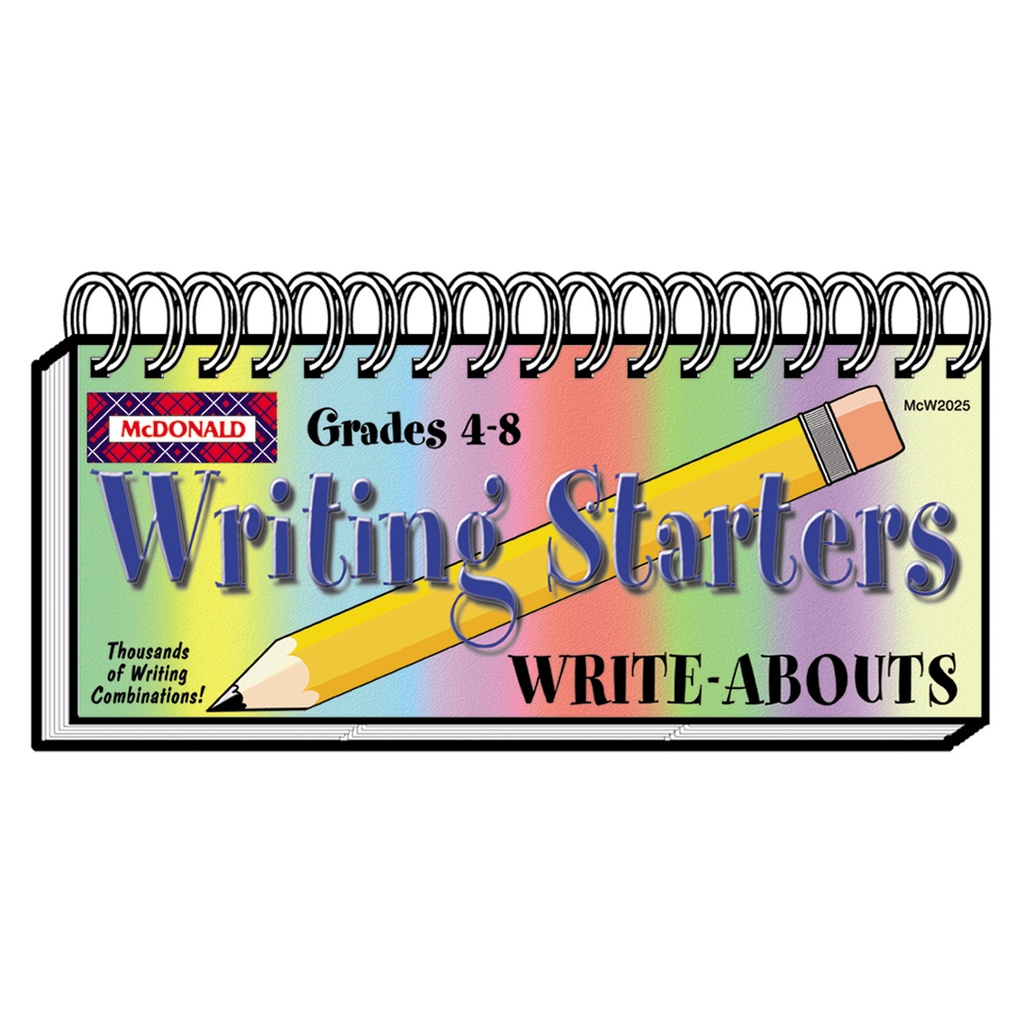 Teacher Created Resources® Writing Starters Write‑Abouts — Mix‑and‑Match Prompts