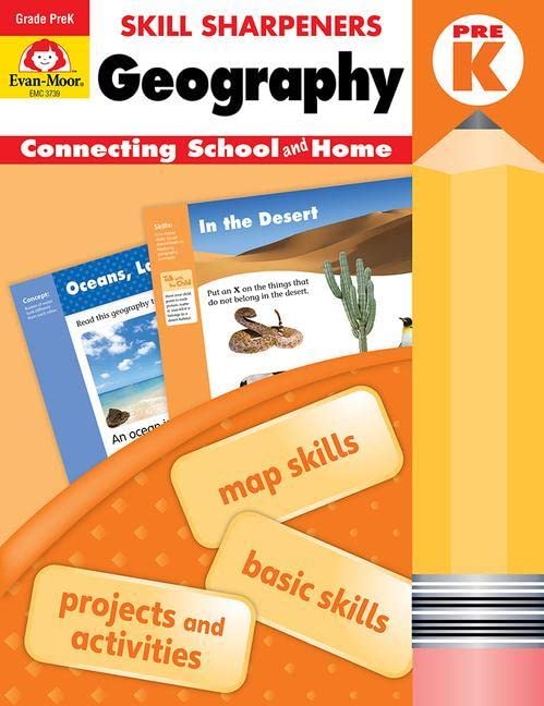 Skill Sharpeners: Geography Grade PreK