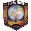Replogle® Globes Traveler Globe, 12" Blue Ocean, Raised Relief (Black Base)