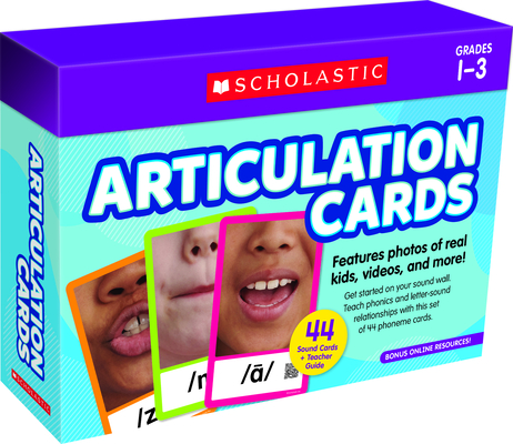Scholastic Articulation Cards