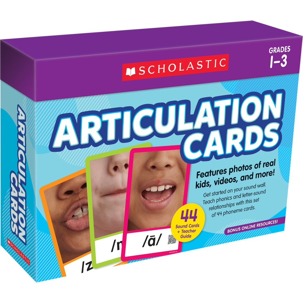 Scholastic Articulation Cards