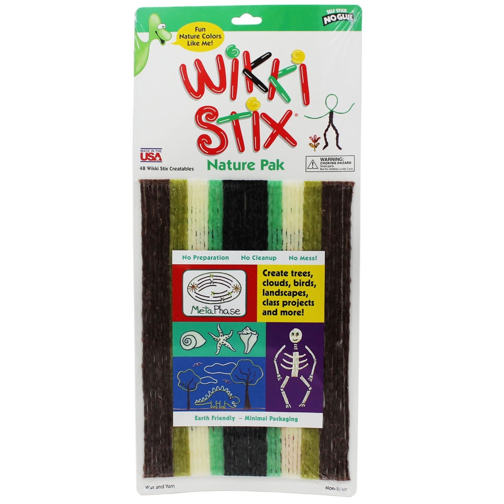 48ct Wikki Stix® Nature Colors