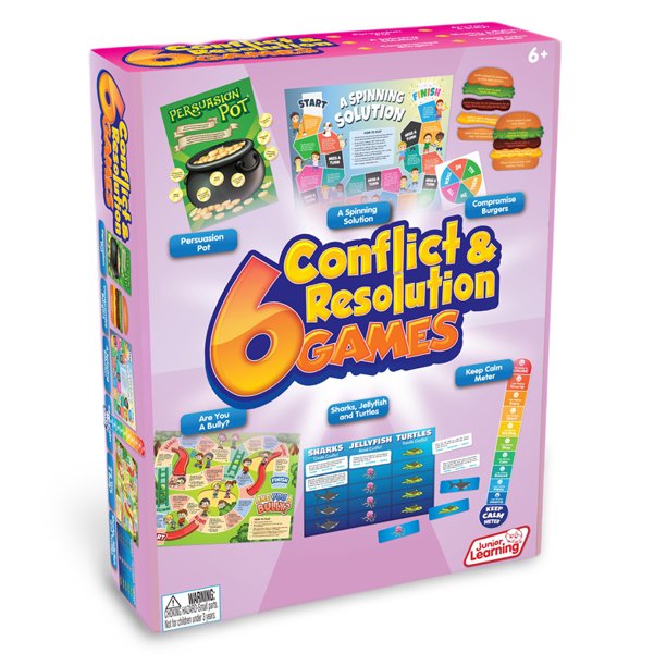 Junior Learning® 6 Conflict & Resolution Games — Teach Positive Problem‑Solving