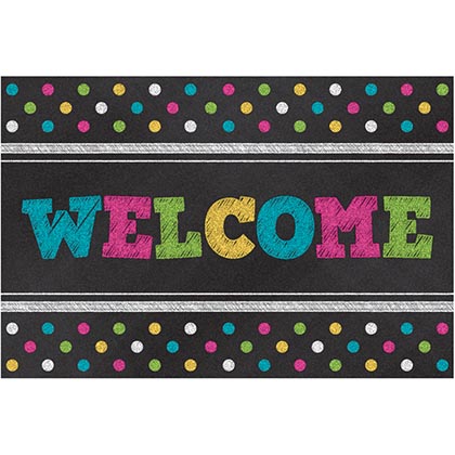 30ct Chalkboard Brights Welcome Postcards