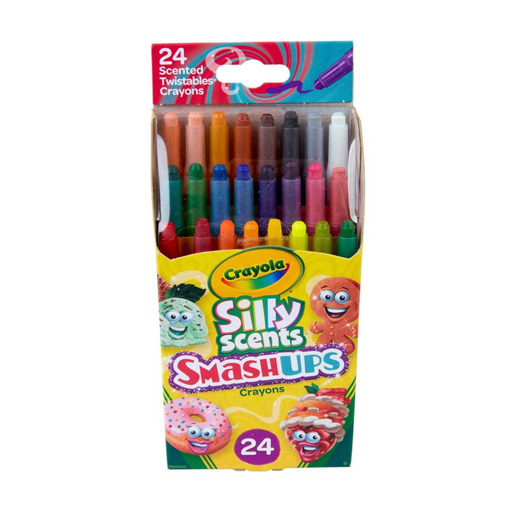 Crayola® Silly Scents™ Smash Ups — Mini Twistables® Scented Crayons, 24 count