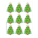 Christmas Tree Giant Stickers, Pack of 36