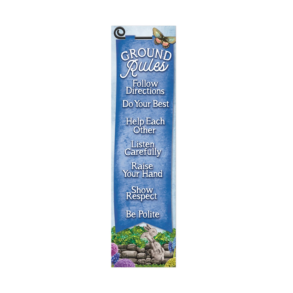 Curiosity Garden - Ground Rules Vertical Banner