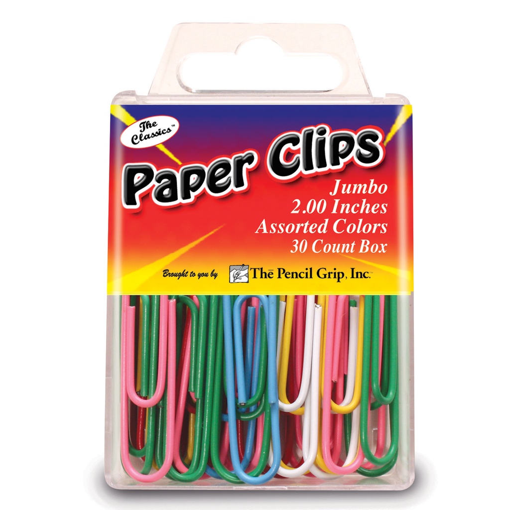 The Classics™ Paper Clips, Jumbo 2", Assorted, 30/Pack