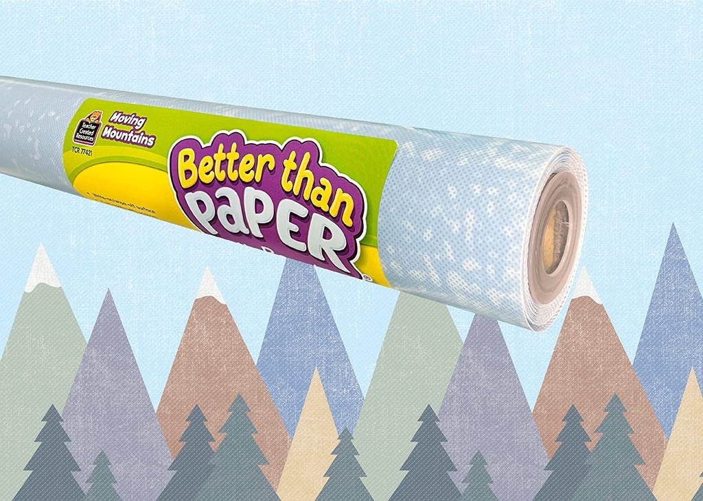 Better Than Paper® Moving Mountains Bulletin Board Roll Pack of 4