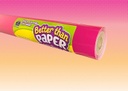 Teacher Created Resources® Better Than Paper Bulletin Board Roll, Pink and Orange Color Wash, 4-Pack, Reusable Bulletin Board Backdrop