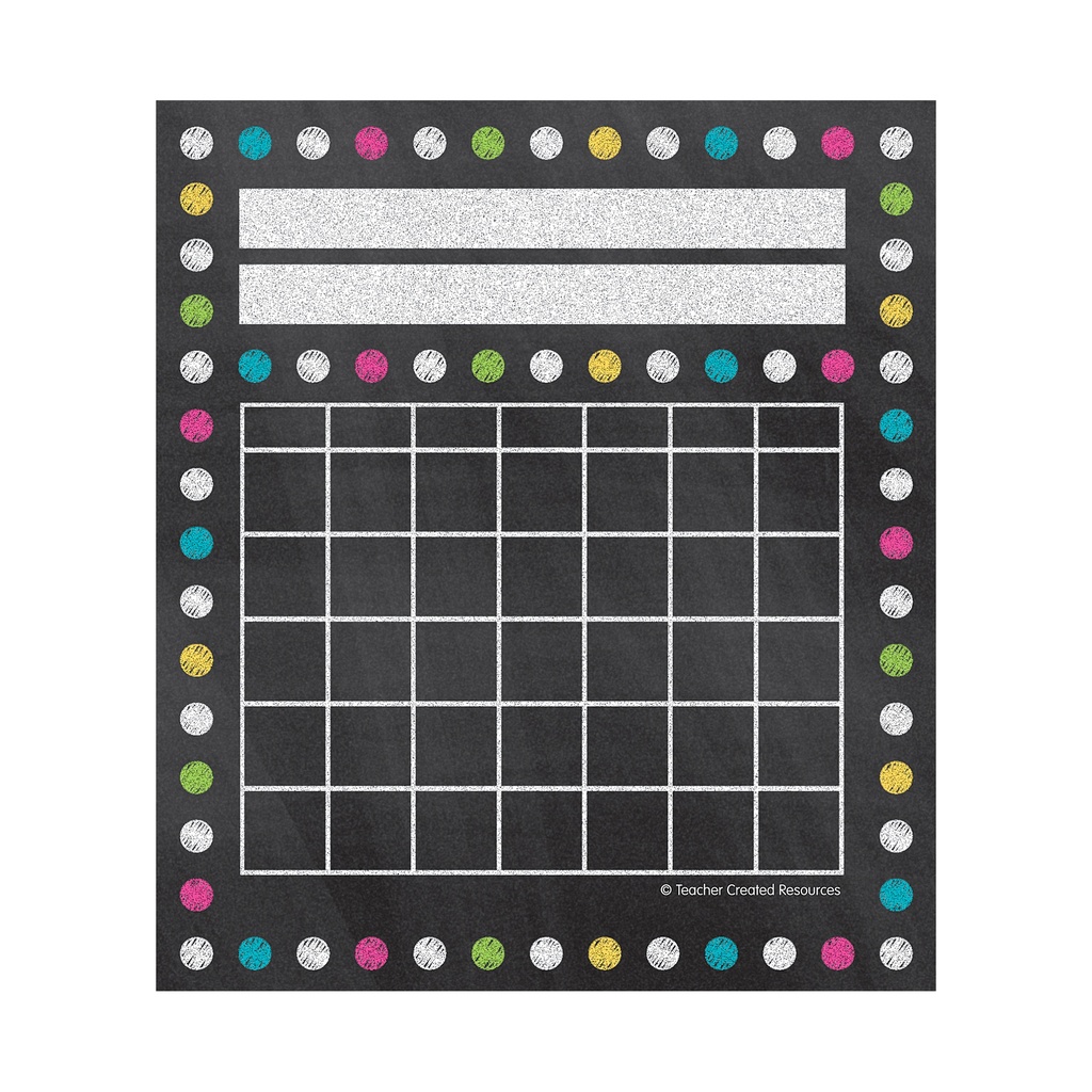 TCR Chalkboard Brights Mini Incentive Charts, 5¼"×6", 36/Pack (TCR5625)