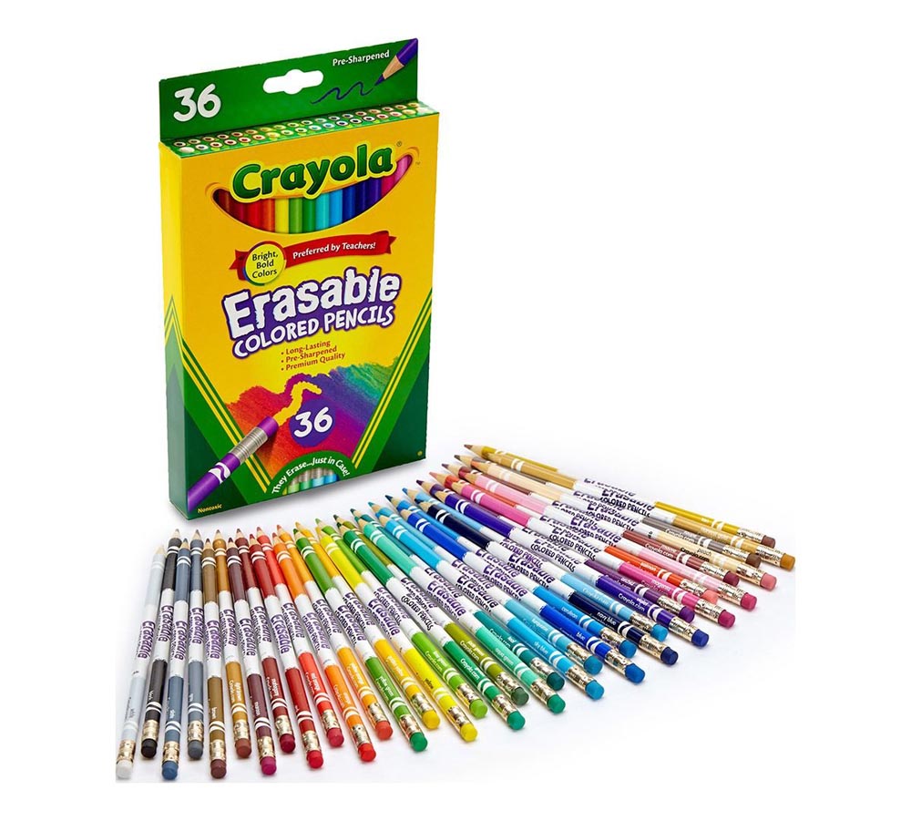36ct Crayola Erasable Colored Pencils