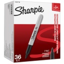 EXPO® 36ct Fine Point Black Sharpie Permanent Markers Box