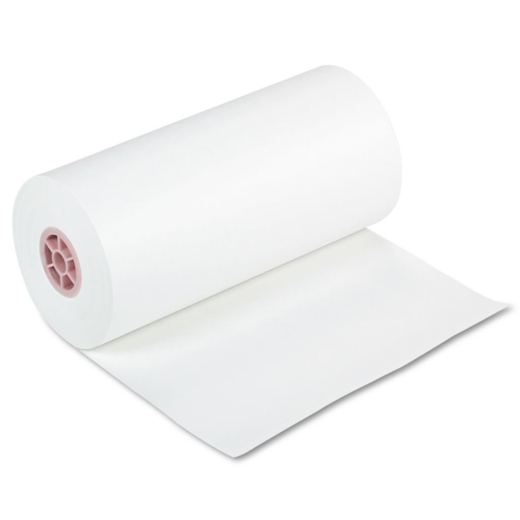 36in x 1000ft 40lb White Kraft Paper Roll