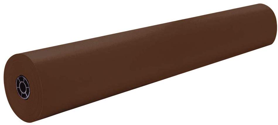 Pacon® ArtKraft Duo‑Finish® Paper — Brown roll, 36" × 1000'