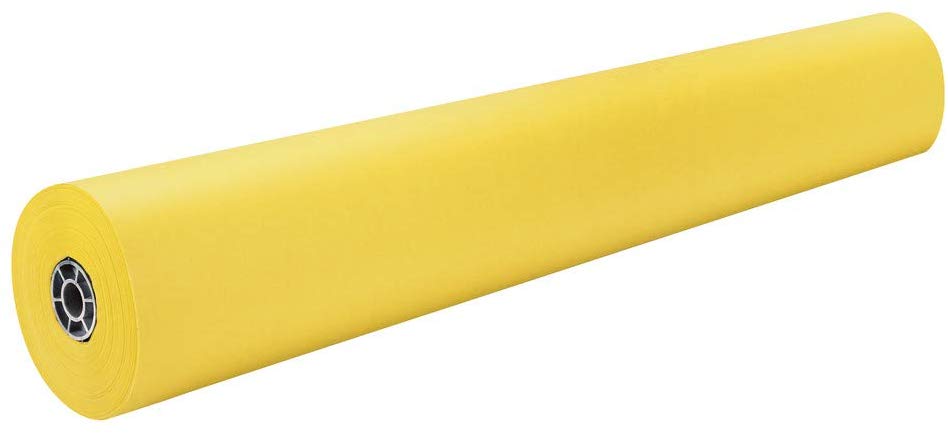 Pacon® ArtKraft Duo‑Finish® Paper — Canary roll, 36" × 1000'