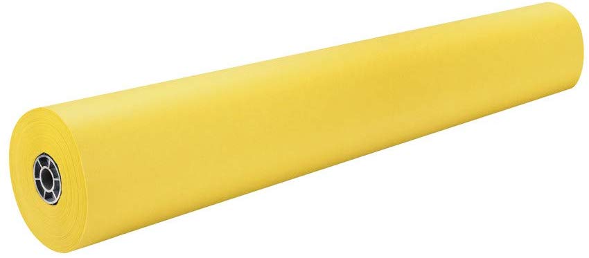 Pacon® Rainbow® Duo‑Finish® Kraft — Canary, 36" × 1000' roll
