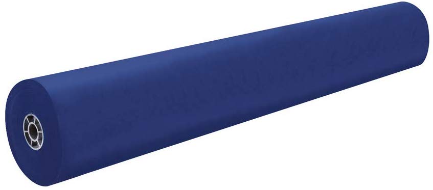 Pacon® Rainbow® Duo‑Finish® Kraft — Dark Blue, 36" × 1000' roll