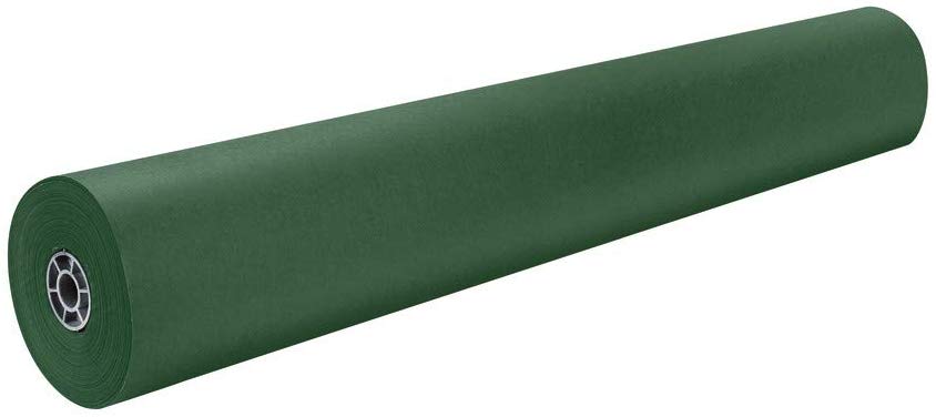 Pacon® Rainbow® Duo‑Finish® Kraft — Emerald, 36" × 1000' roll