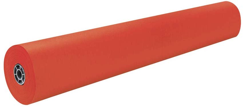 Pacon® Rainbow® Duo‑Finish® Kraft — Orange, 36" × 1000' roll