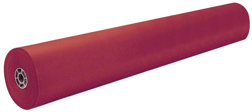 36in x 1000ft Scarlet Rainbow Kraft Paper Roll