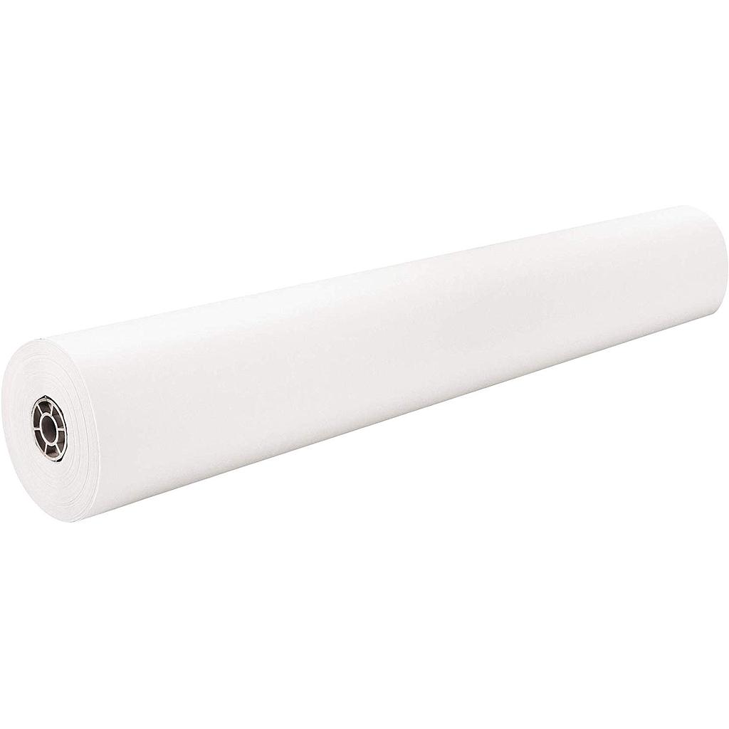 Pacon® ArtKraft Duo-Finish® Paper — White roll, 36" × 1000'