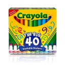 Crayola® Ultra‑Clean® Washable Markers — Broad Line, 40 Count