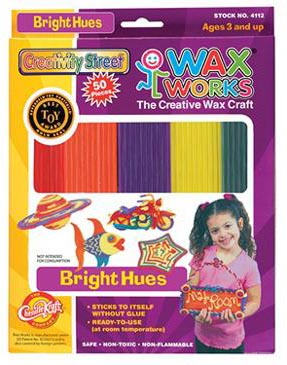 48ct Hot Colors Wax Works Sticks